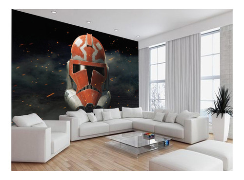 Papel De Parede Star Wars Guerra Nas Estrelas 7,5m² Stw18