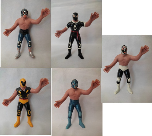 5 Luchadores Mexicanos Artesanales Bootleg 04