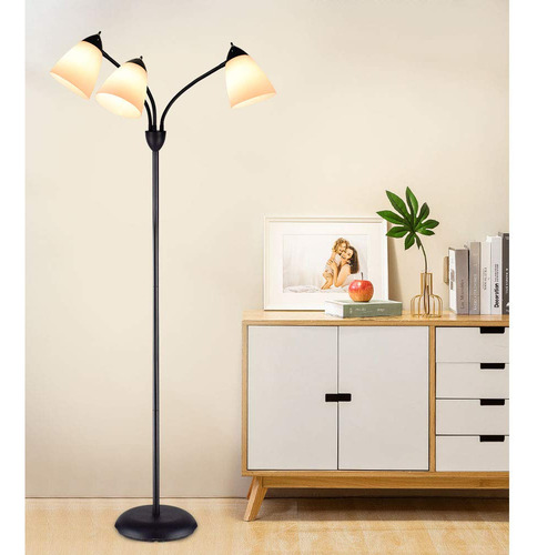 Lámpara De Pie Dinglilighting Moderna Y Flexible Con Cuello