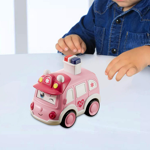 Press And Go-juguetes Educativos Para Coche, Ambulancia