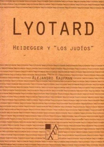 Heidegger Y Los Judios