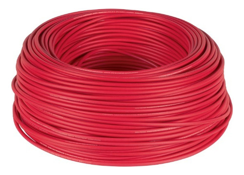 Cable Thhw-ls, 12 Awg, Color Rojo Rollo 100 M Volteck 46060