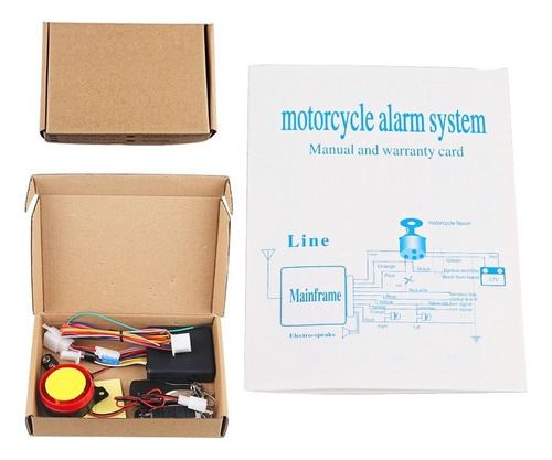 Alarma Antirrobo P/moto Encendido A Distancia Control Remoto