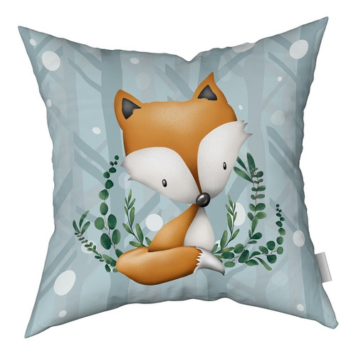 Imagen 2 de 5 de Combo Almohadones Almohadón Zorrito Nórdico Vellonsiliconado