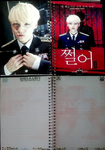 Libreta Bts Dope Suga Kpop Coreano Cuaderno Animarte Juarez