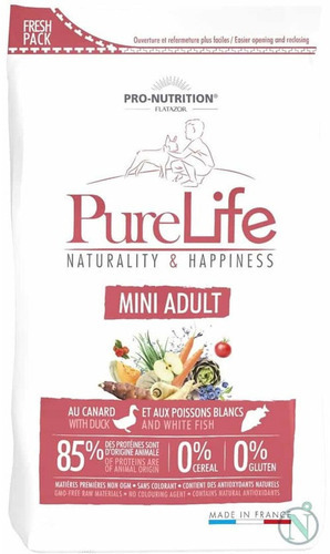 Alimento Perros Flatazor Pure Life Mini Adulto 2kg Maskotin!