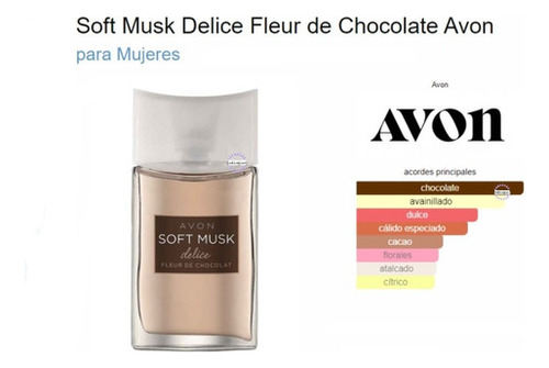 Perfume Soft Musk De Avon Delice, Fleur De Chocolate