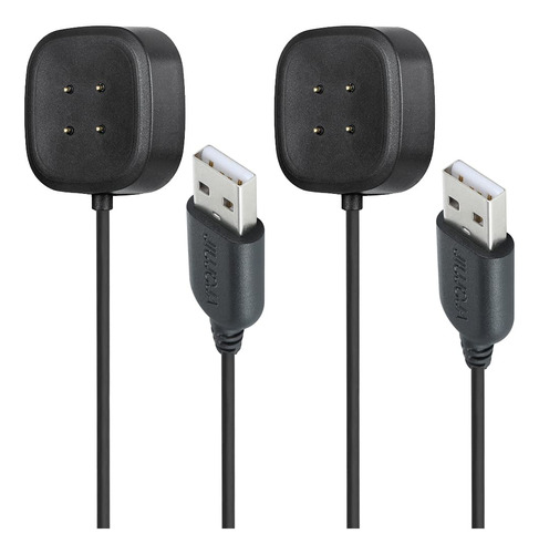 2pack Compatible With Fitbit Versa 3 4 /sense 1 2 Charger, 