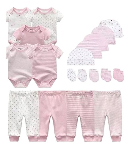 Set De 20piezas Bebe Niño Y Niña 0-3 Meses 