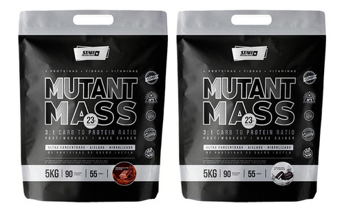 Mutant Mass 2 X 5 Kg Star Nutrition Ganador De Peso