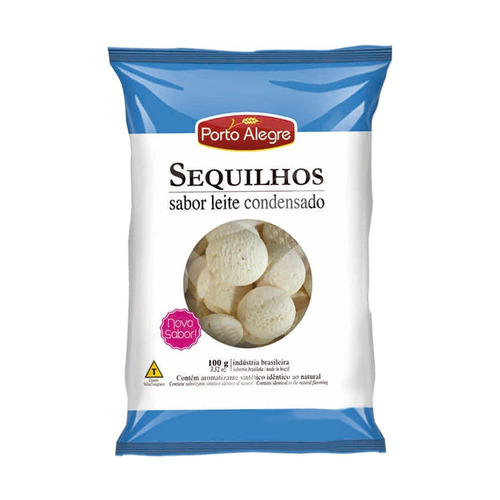 Imagem 1 de 1 de Biscoito Sequilho Leite Condensado Porto Alegre Pacote 100g