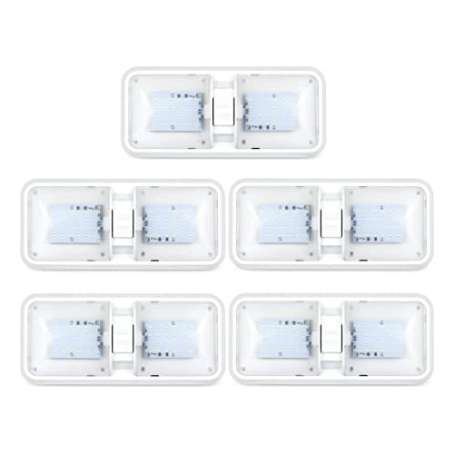 Pack De 5 Luces De Techo Led De 12v Remolque De Caravan...