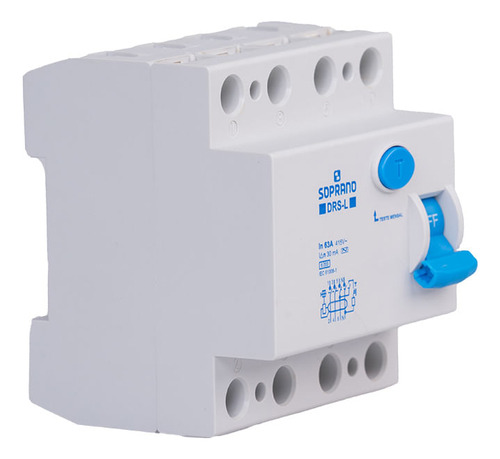 Interruptor Diferencial Residual DRS4 L 63A Soprano