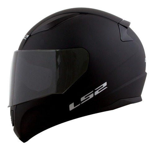 Capacete Ls2 Rapid Ff353 Monocolor Preto-fosco Promoção