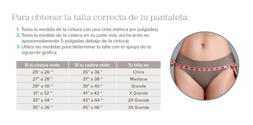 Panty Completa Con Refuerzo Control Medio Berlei 8557 Mujer