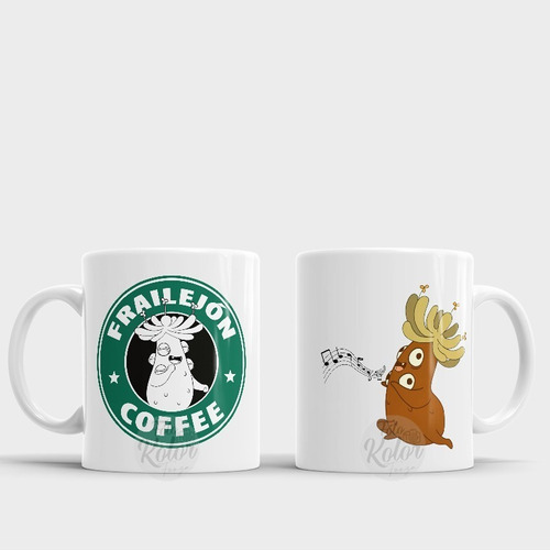 Mug Pocillo Frailejón Ernesto Pérez Logo Starbucks