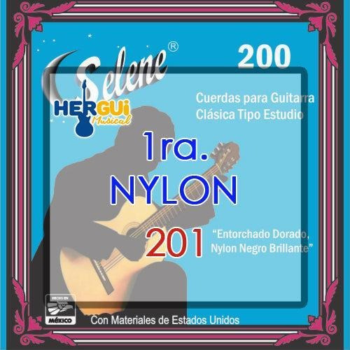 Cuerda 1ra Nylon Negro S/borla Selene 201
