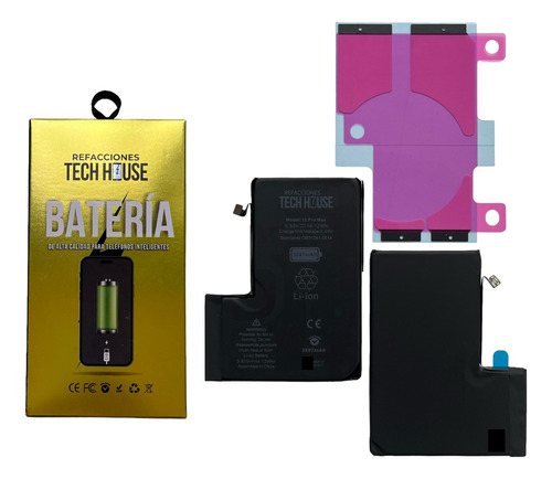 Bateria Tech House Compatible Con Iphone12 Pro Max 3687mah