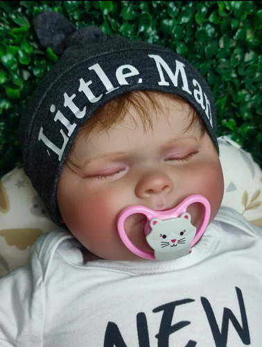 Bebé Reborn Original Cuerpo Algodón Suave Cristopher Doll