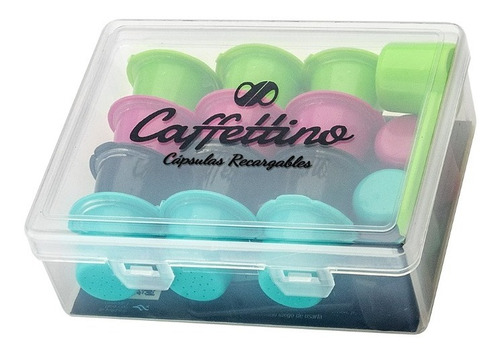 12 Cápsulas Nespresso Recargable Caffettino + ¼k Café Brasil