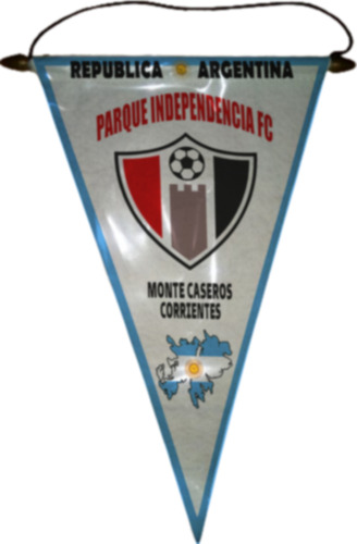 Banderin 37cm Mlv Corrientes Parque Independencia Fc Malvinas Parque Independencia Fc Monte Caseros
