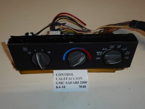 Control Calefaccion Gmc Safari 2000