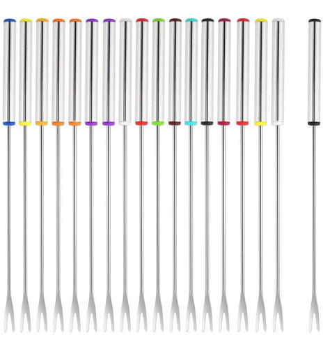 18 Piezas Tenedores Fondue 24cm Tenedores Para Fondue Queso