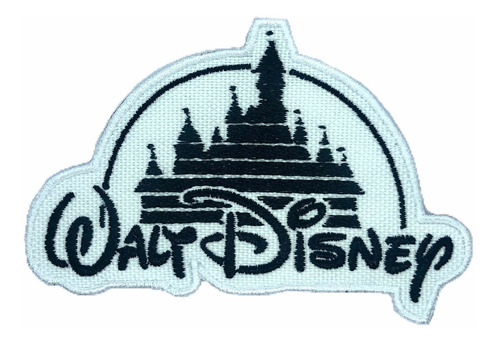 Parche Disney Logo Bordado Negro