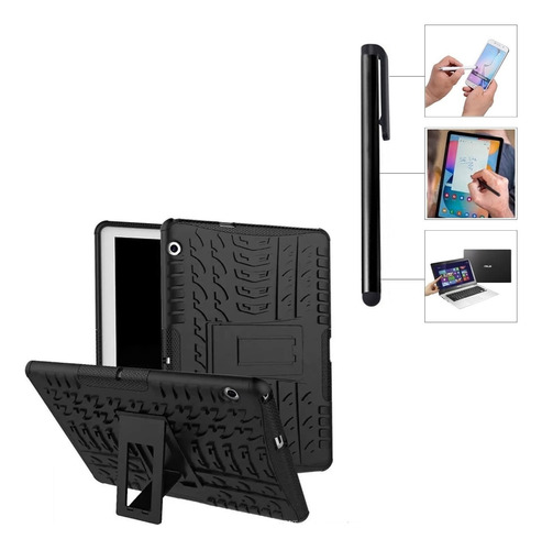 Huawei Mediapad T3 10 9.6 Funda Armor Cover + Lápiz Táctil