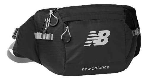 Riñonera New Balance Running Unisex Waist Bag Negro-gris Cli
