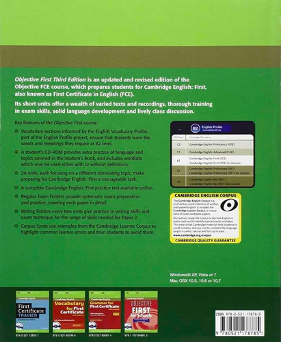Objetive First Student´s Book Without Answers Con Cd Rom