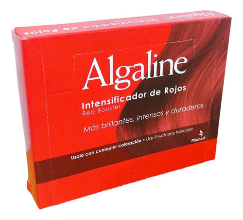  Algaline Intensificador Rojizos 12 Ampollas - Refuerza Color Tono Rojos