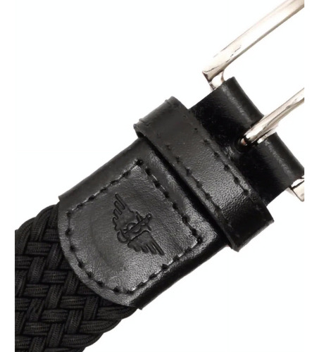 Cinturón Trenzado Casual Para Hombre Mod.dmtbn-w001 Dockers® Color Negro Talla 40