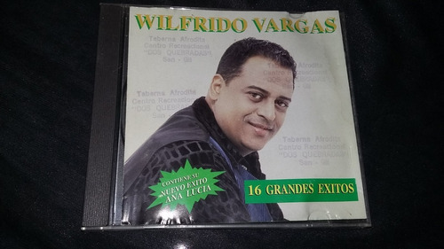 Wilfrido Vargas 16 Grandes Exitos Cd Merengue