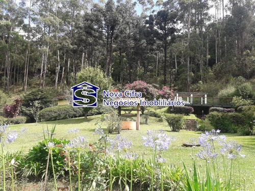 Belíssima Chácara (casa Principal + 03 Chalés) Na Serra Da Mantiqueira - Ch7001
