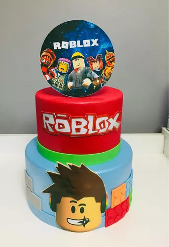 25 decorações de bolo para topos de bolo Roblox, artigos de festa