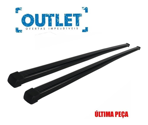 Barra Aço Carbono - 1080mm 2 Peças Thule Squarebar - Outlet