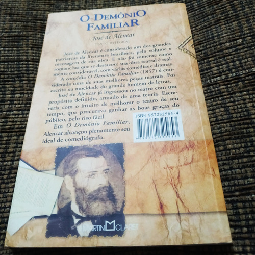 Livro O Demônio Familiar , José De Alencar - 13 C