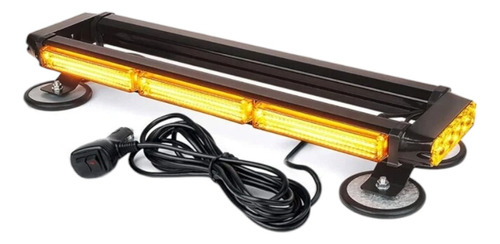 Baliza Led Estroboscópica Techo Imán 50cm Cenicero Ámbar 12v