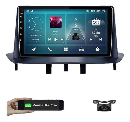 Pantalla Renault Megane 3/fluence 08-15 Carplay Estereo 4+64