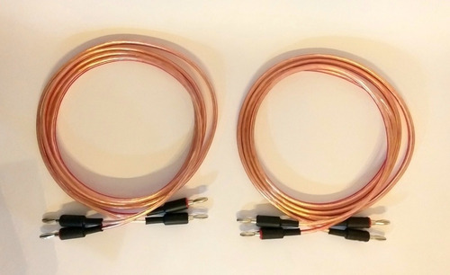 Cables De Parlantes Hi-fi 3 Metros 