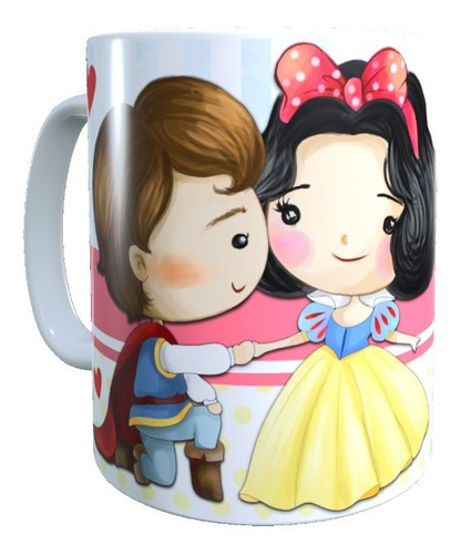 Tazón - Taza Regalo, Día Enamorados, Blanca Nieves, 320 Cc