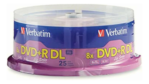 Verbatim Dvd+r Dl De Doble Capa 8,5 Gb 8x Lifeseries 25