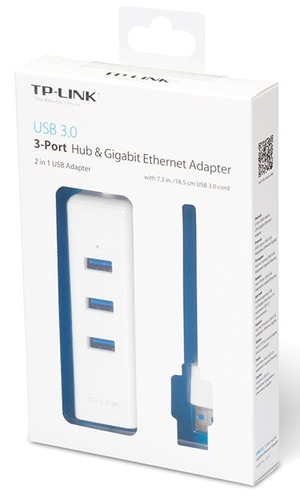 Kit Com 6 Adaptador Rj45 Gigabit Hub Usb 3.0 Tp-link Ue330