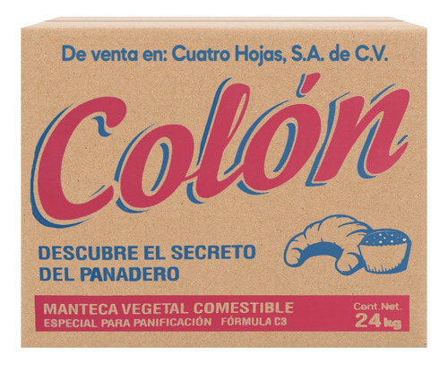 Manteca Colon Caja 24 Kg