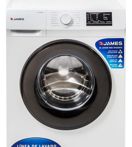 Lavarropas James Lr1006 G3 Blanco 6 Kg 15 Programas