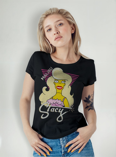 Playera Estampado Muñeca Stacy Malibu Simp Unisex