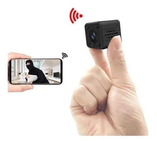 Camara Espía Mini Wifi Visión Nocturna Seguridad 24/7