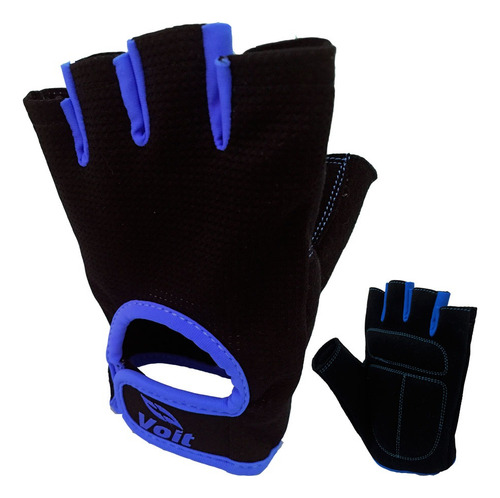 Guantes Multiusos Adulto Para Pesas, Ciclismo, Crossfit, Gym Azul Lisa Chica