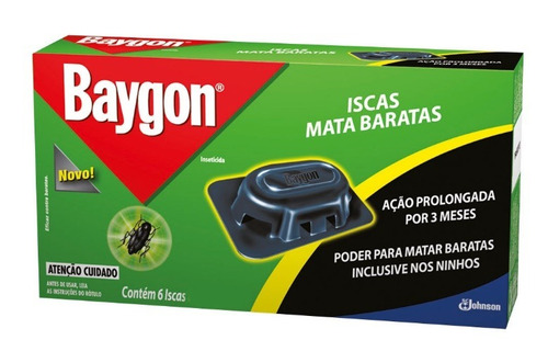 Kit 12 Iscas Baygon Isca Mata Baratas Iscas Com 2,6g